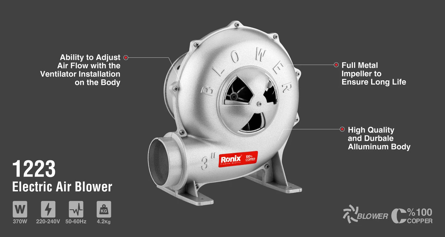 [1223] Forge Blower 370W-3 pollici