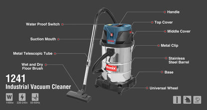 [1241] Aspiratore 1400W-40L