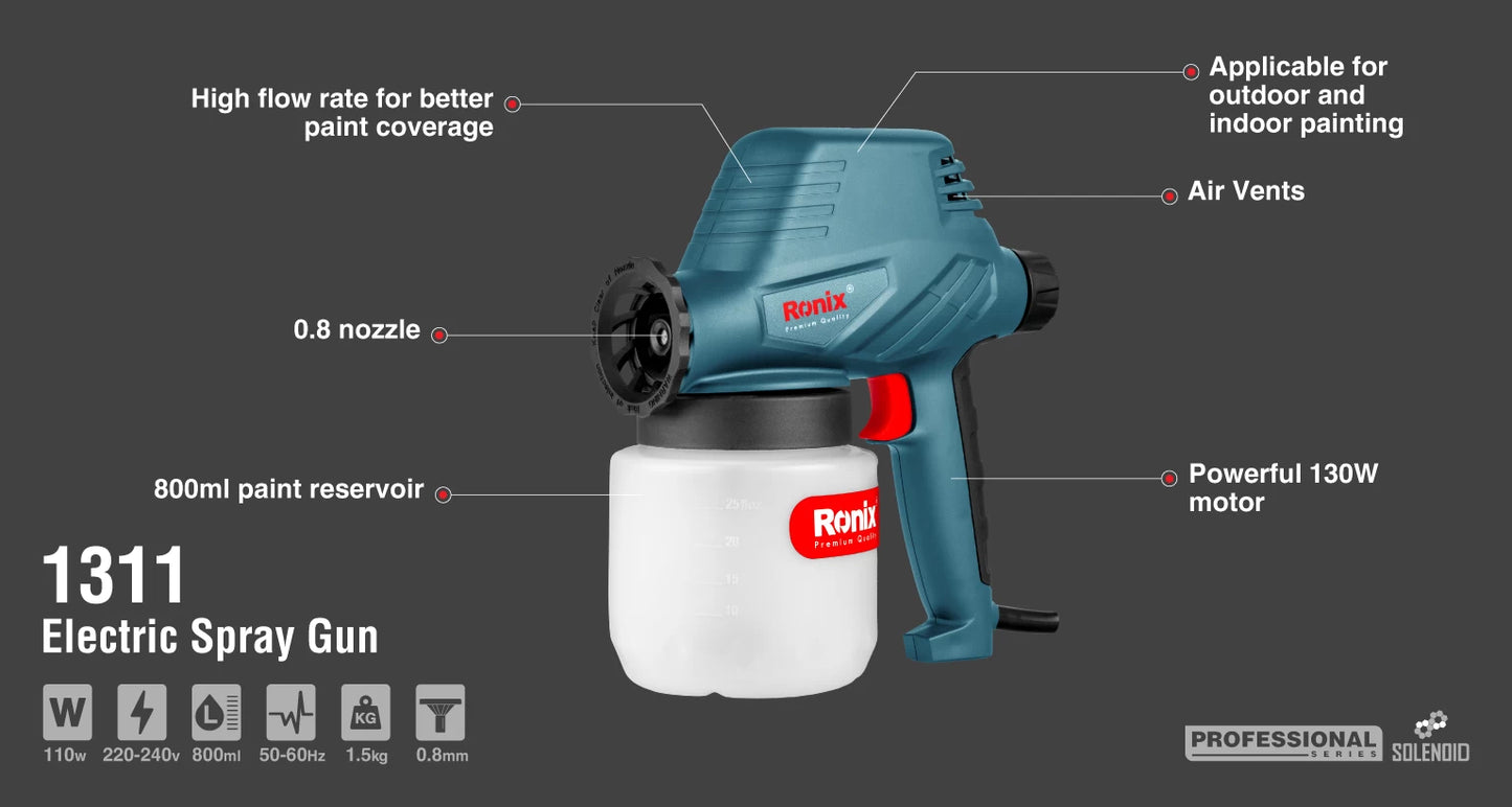 [1311] Pistola a Spruzzo Elettromagnetica 110W