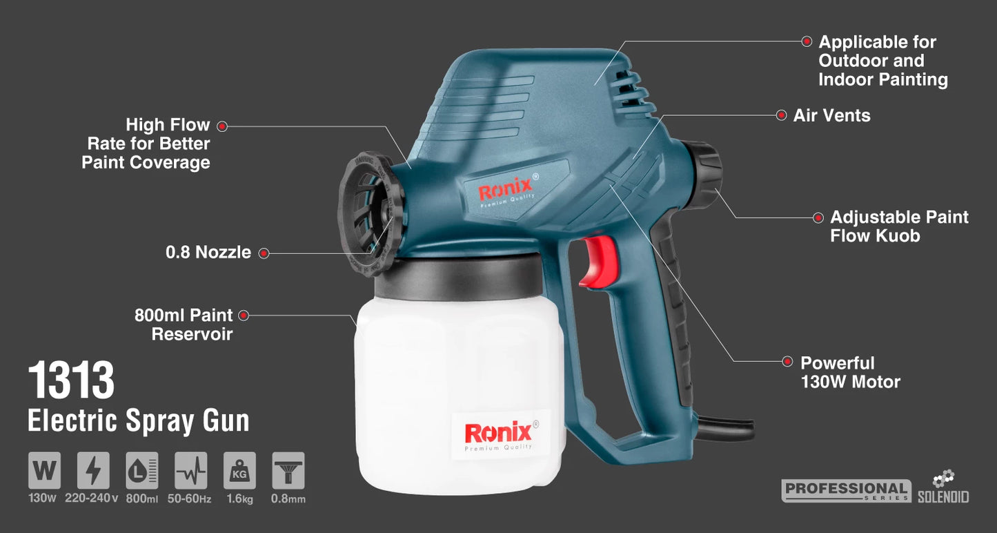 [1313] Pistola a Spruzzo Elettromagnetica 130W