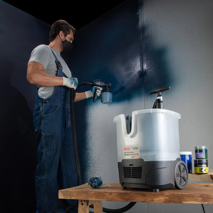 [1375T] Pistola a Spruzzo Elettrica HVLP a Carrello 750W
