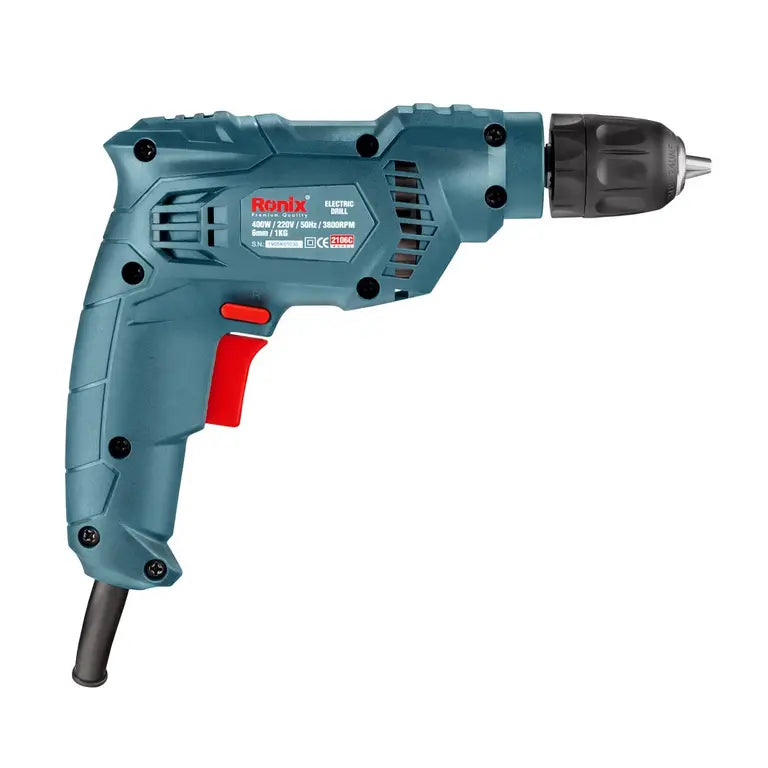 [2106C] Trapano Elettrico 400W-6.mm-Keyless
