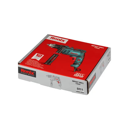 [2211] Trapano a Percussione Elettrico-600W-13mm-Keyed-3000 RPM