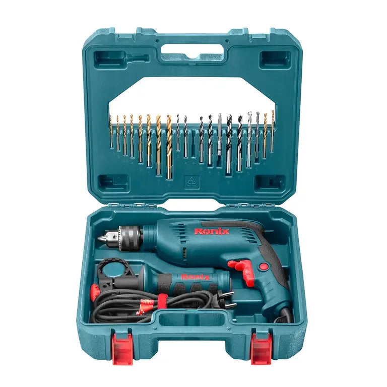 [2250K] Kit Trapano a Percussione Elettrico 850W-13mm con Mandrino