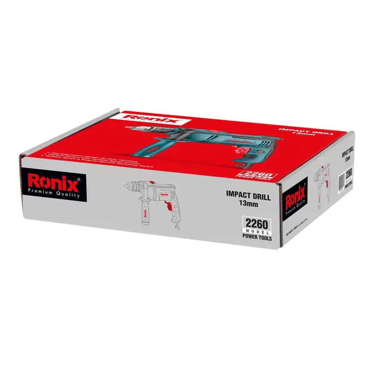 [2260] Trapano a Percussione Elettrico-750W-13mm-con Mandrino-3000RPM