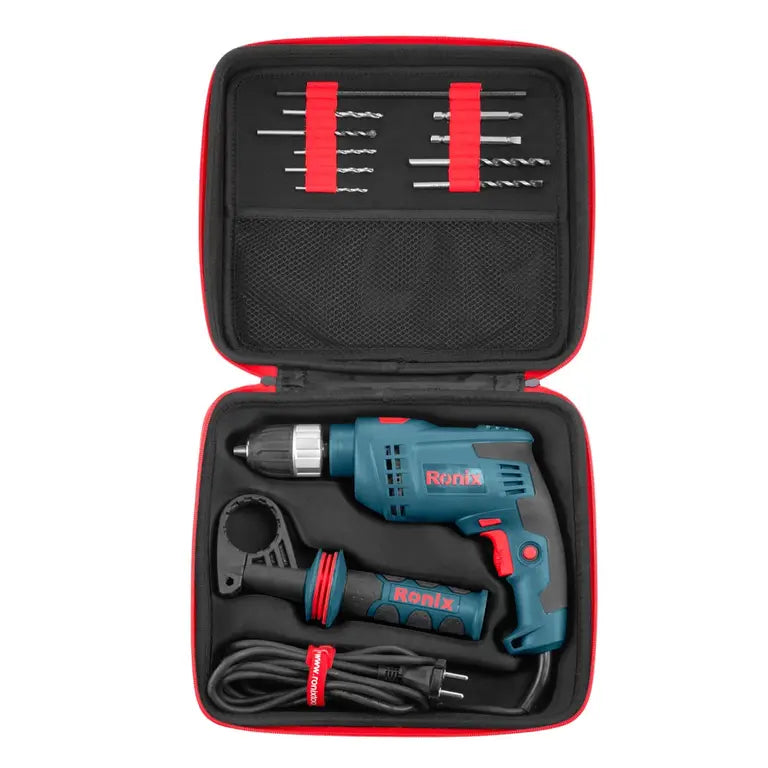 [2271K] Kit Trapano a Percussione Elettrico 710W-13mm senza chiave
