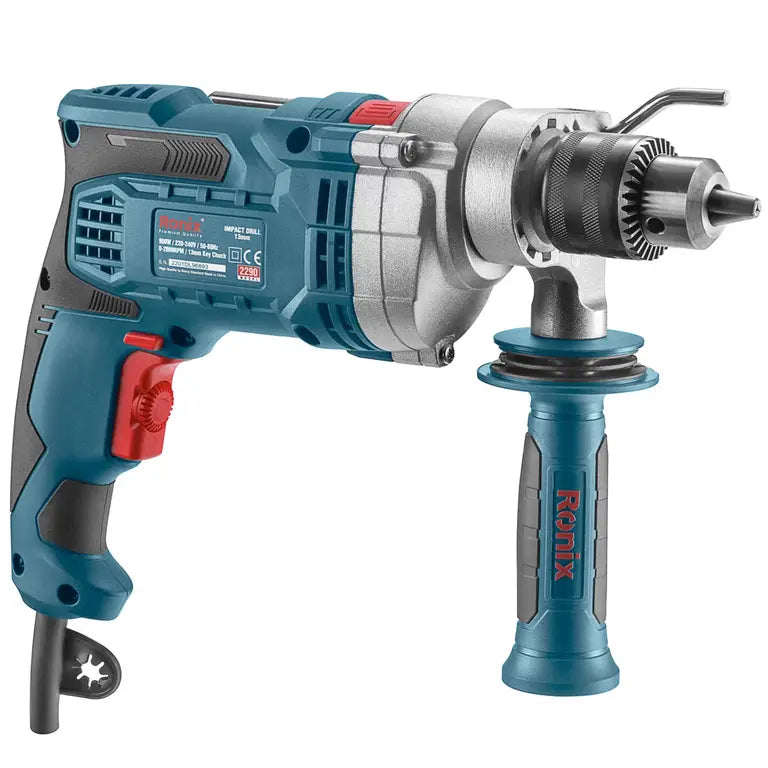 [2290] Trapano a percussione elettrico 900W-13mm con mandrino a chiave