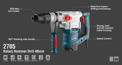 [2705] Martello Rotativo 1600W-40mm