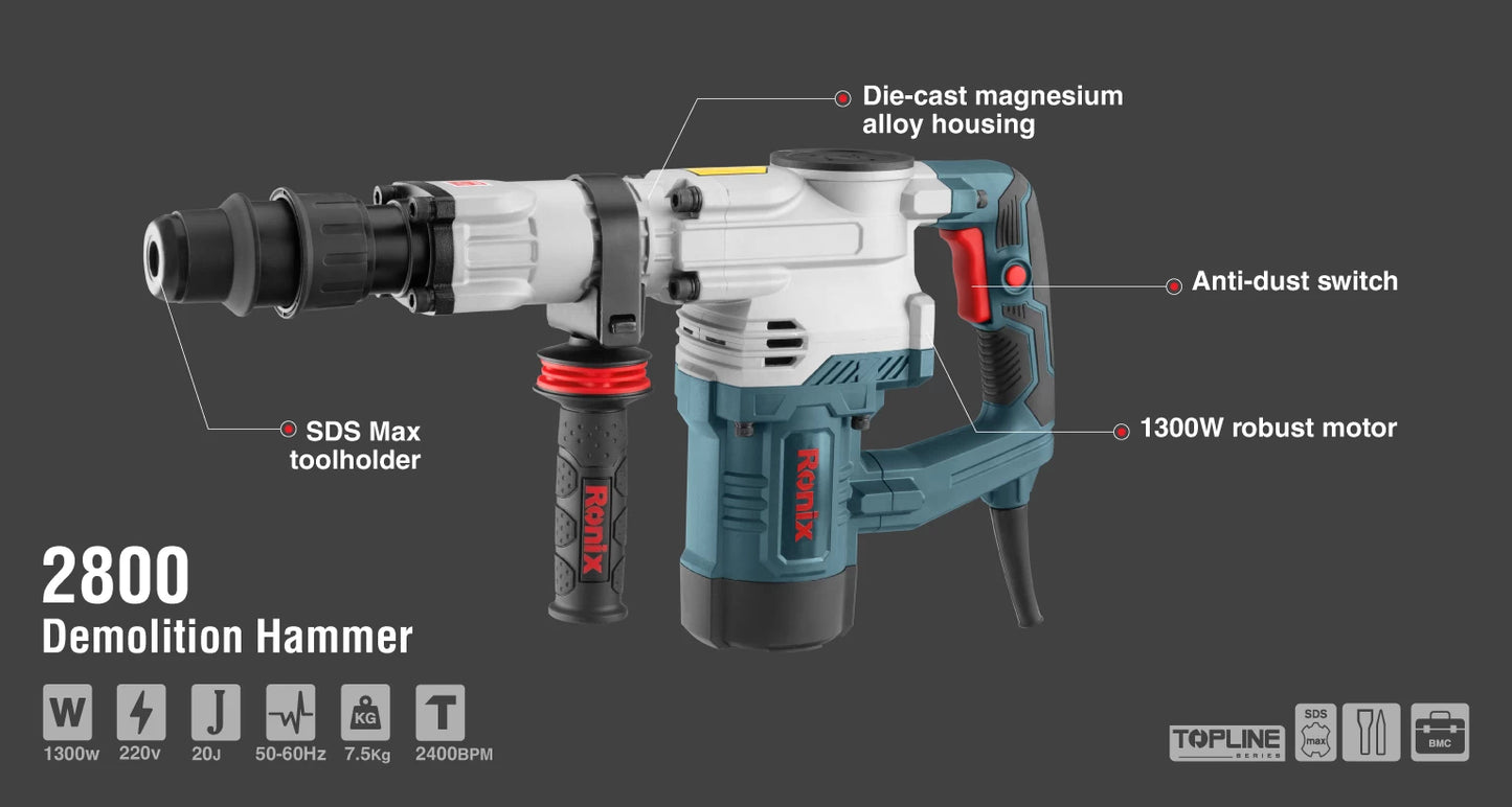 [2800] Martello Demolitore 1300W-7.5Kg