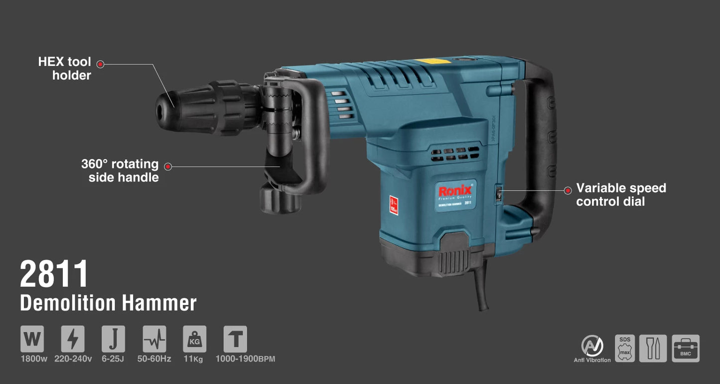 [2811] Martello Demolitore 1800W-11kg