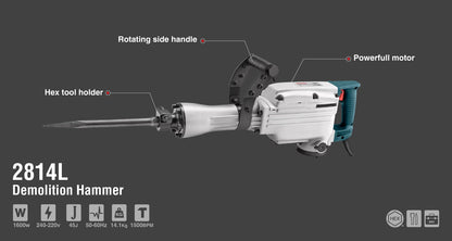 [2814L] Martello Demolitore 1600W-14kg