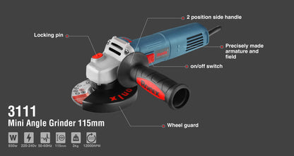 [3111] Mini smerigliatrice angolare 850W-125mm