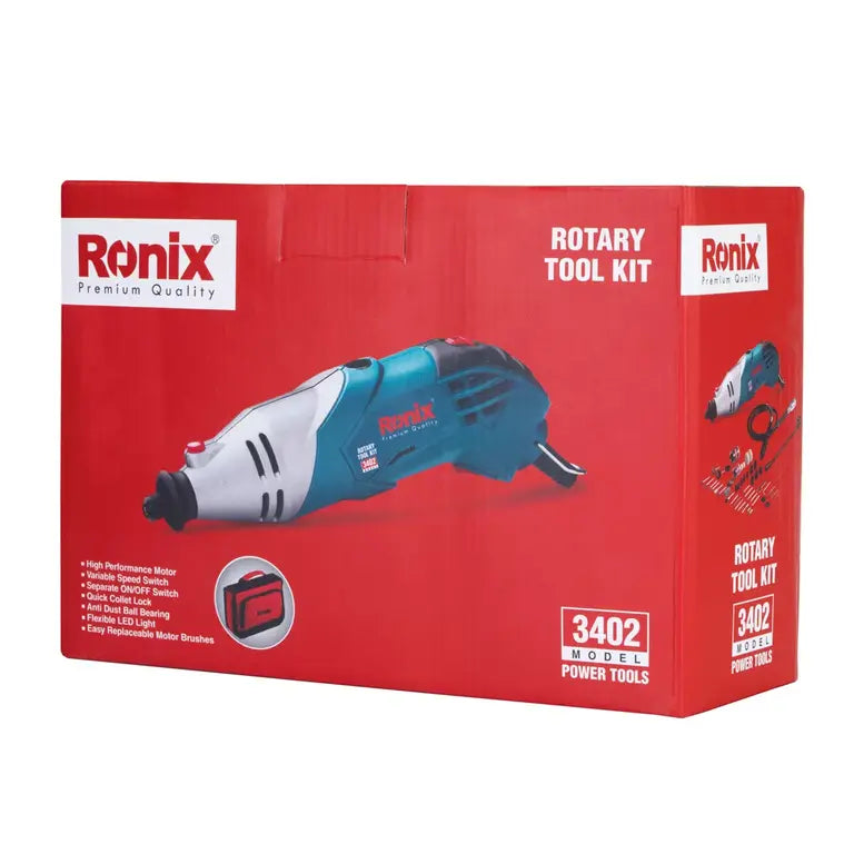 [3402] Kit di Utensili Rotativi 170W-(1.6-2.3-3.2mm)