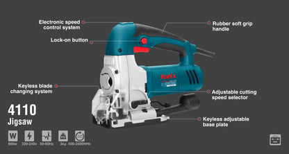 [4110] Seghetto Elettrico 600W-2500RPM