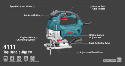 [4111] Seghetto Elettrico 750W-3000RPM