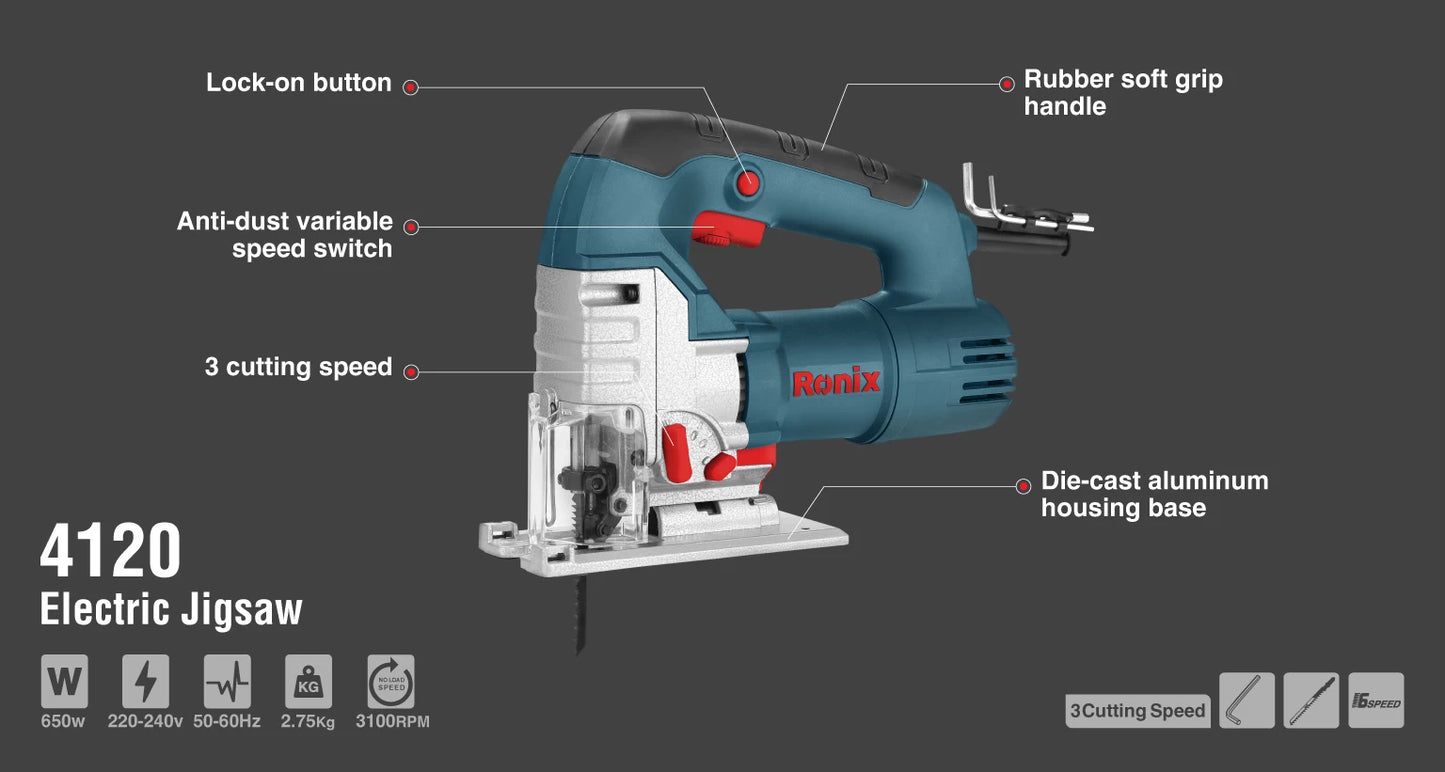 [4120] Seghetto Elettrico 650W-3100RPM
