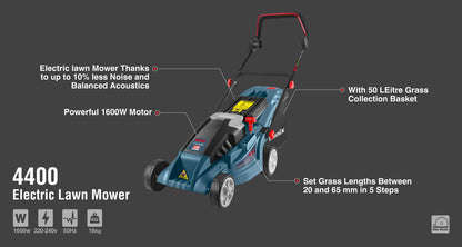 [4400] Rasaerba Elettrico 1600W-38cm
