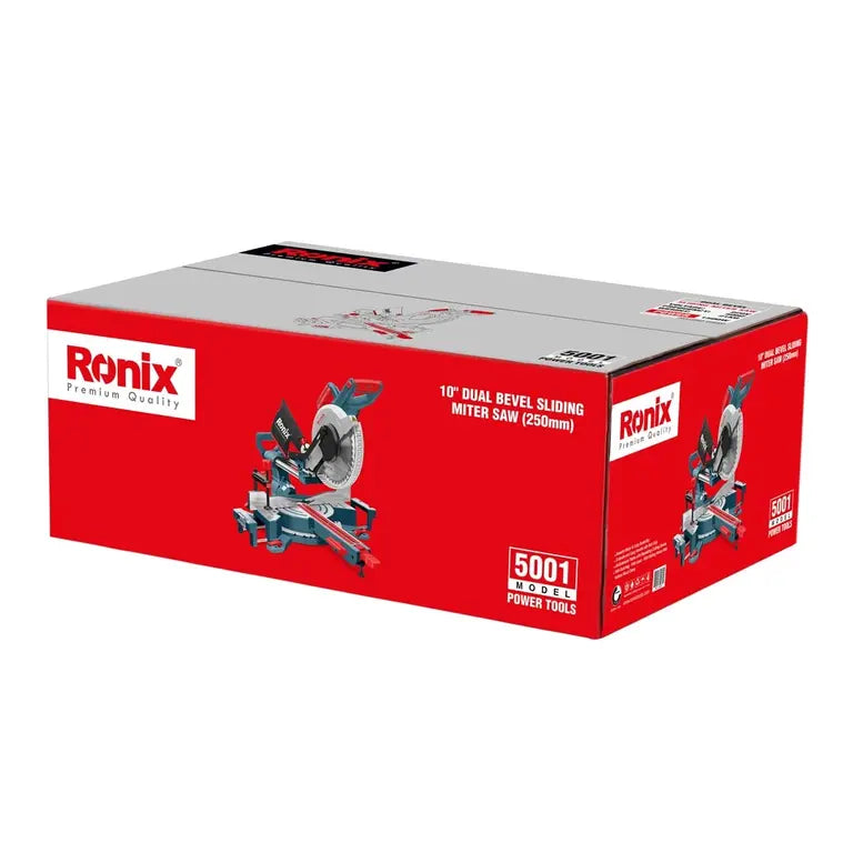 [5001] Segatrice a troncare scorrevole a doppio angolo 1500W-250mm
