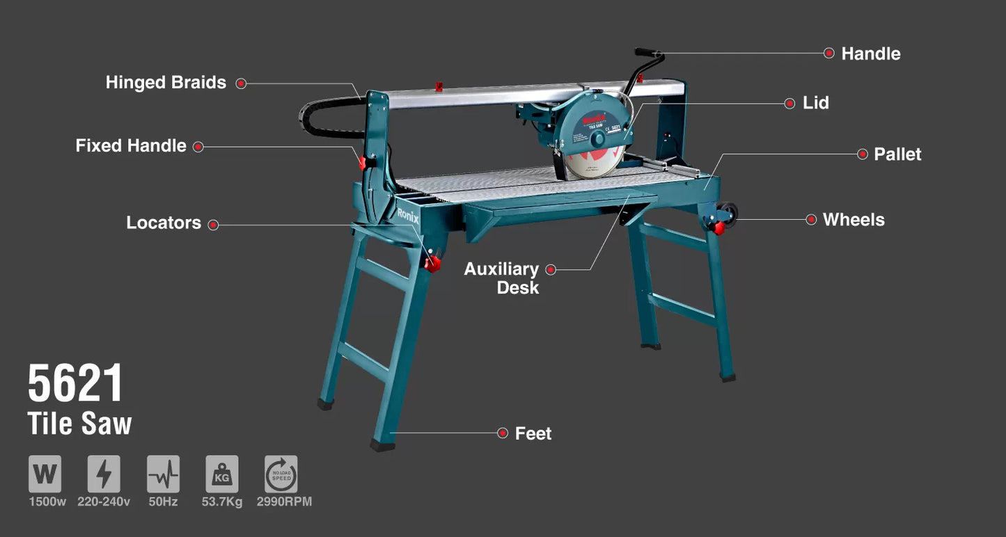 [5621] Segatrice elettrica per piastrelle 1500W-300mm