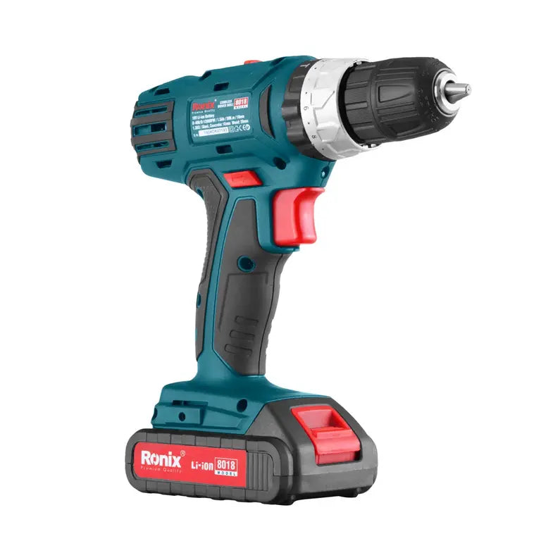 [8018] Trapano Avvitatore Senza Filo, 18V, 30N.M-Mega Series