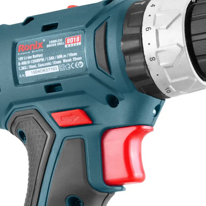 [8018] Trapano Avvitatore Senza Filo, 18V, 30N.M-Mega Series