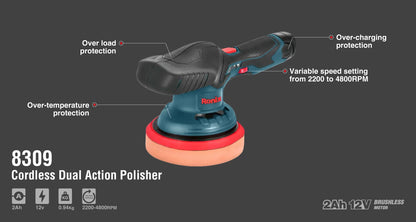 [8309] Politrice cordless a doppia azione 150mm