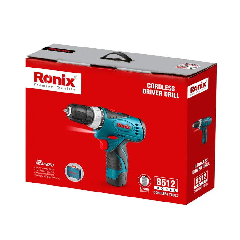 [8512] Trapano Avvitatore Senza Filo, 12V, 30N.M