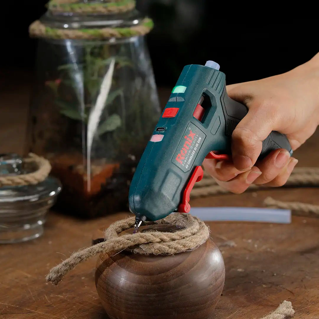 [8538] Pistola per Colla a Caldo 4V Senza Filo