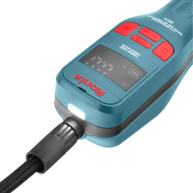 [8574] Compressore d'Aria Mini Digitale Ricaricabile 7.4V