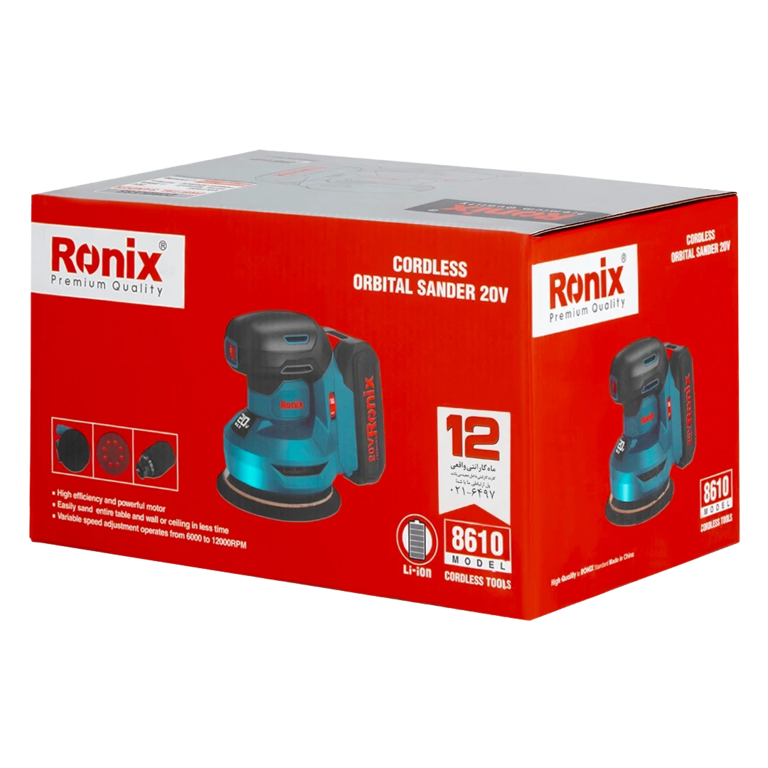 [8610] Smerigliatrice orbitale cordless 20V