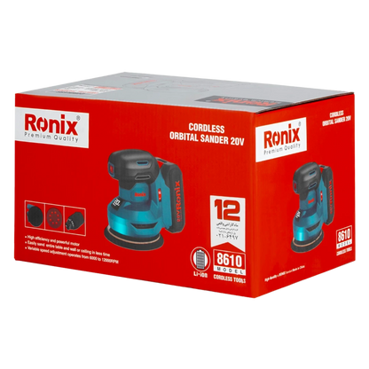 [8610] Smerigliatrice orbitale cordless 20V
