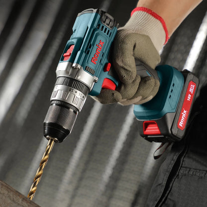 [8615] Trapano avvitatore a percussione cordless 16v 10mm-32N.m