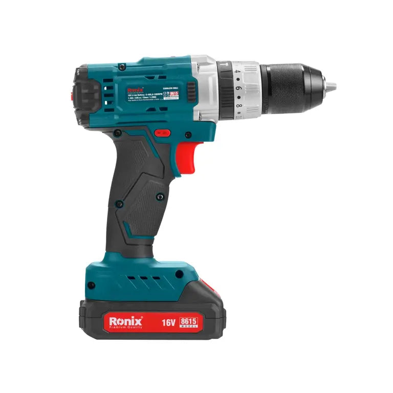 [8615] Trapano avvitatore a percussione cordless 16v 10mm-32N.m