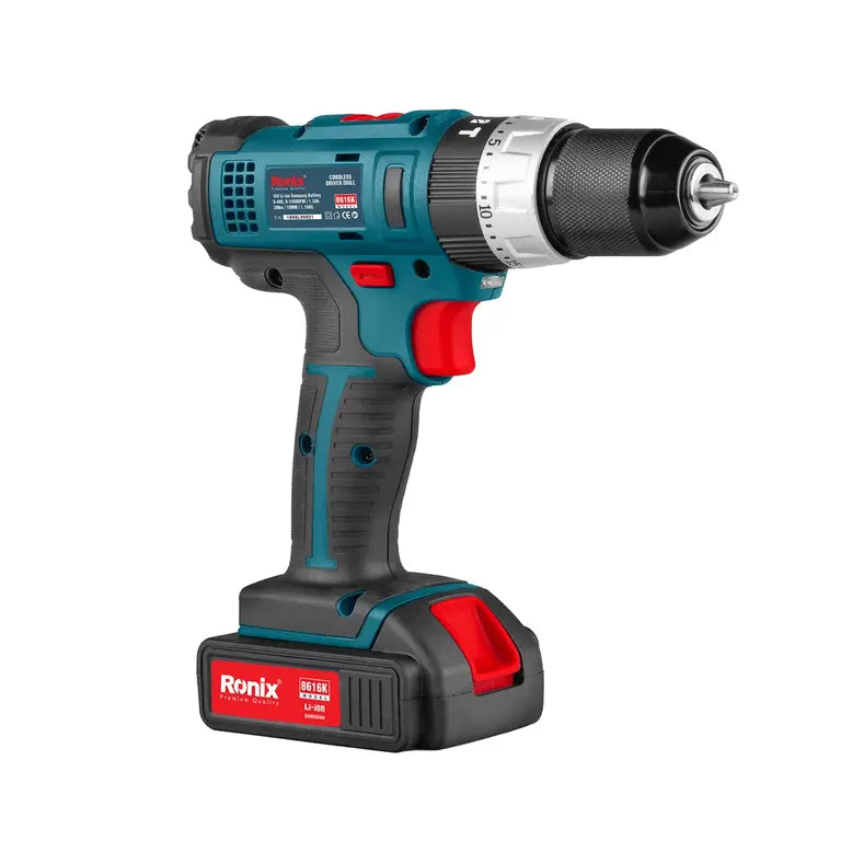 [8616K] Kit di avvitatore a percussione cordless 16v 10mm-30N.m
