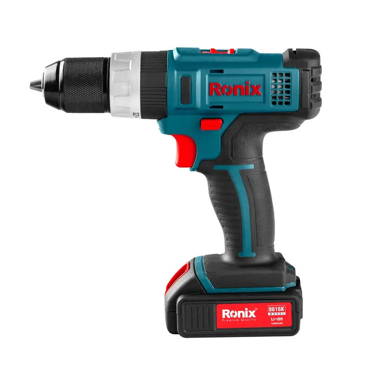 [8616K] Kit di avvitatore a percussione cordless 16v 10mm-30N.m