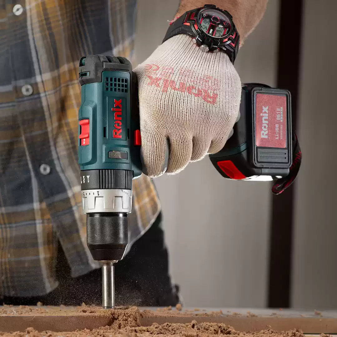 [8618] Trapano avvitatore 18V Cordless 10mm-35N.m