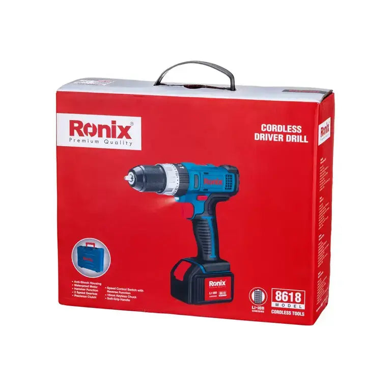 [8618] Trapano avvitatore 18V Cordless 10mm-35N.m