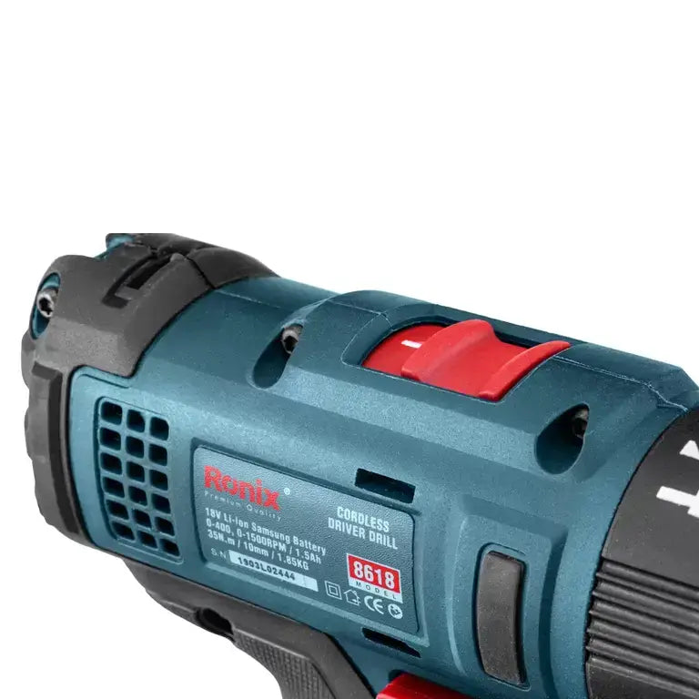 [8618] Trapano avvitatore 18V Cordless 10mm-35N.m