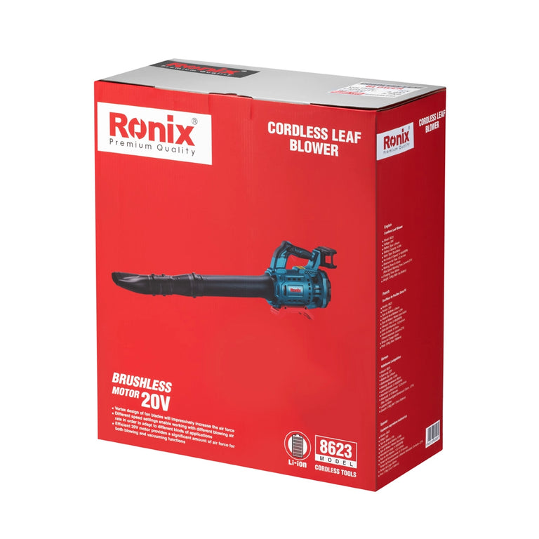 [8623] Soffiatore per foglie cordless brushless 20V 18500RPM