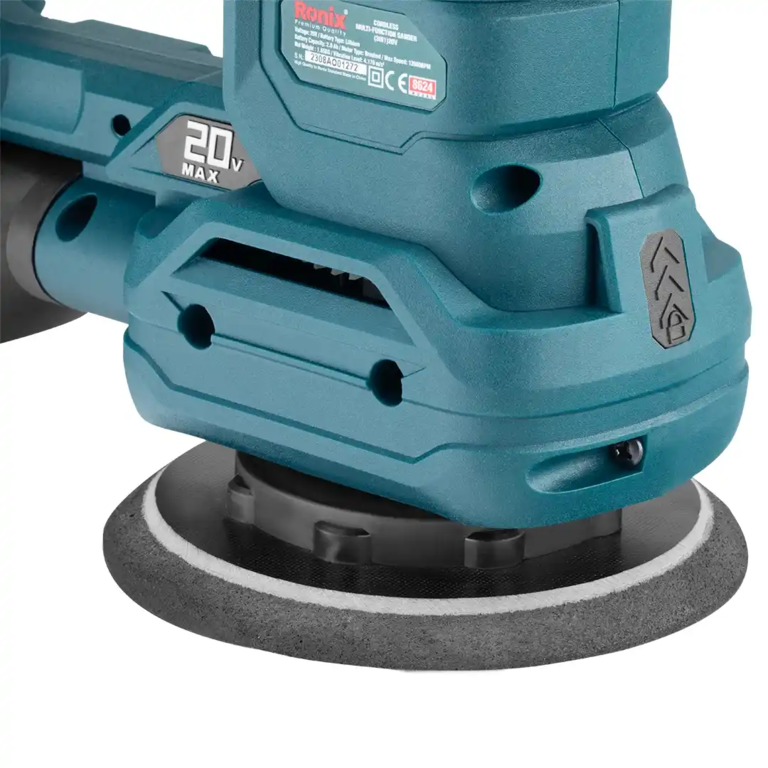 [8624] Smerigliatrice multifunzione cordless 20V 3in1 12000RPM