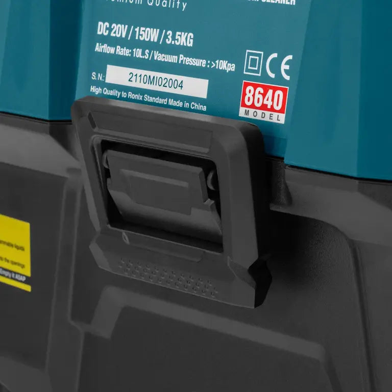 [8640] Aspirapolvere compatto cordless 20V 15L
