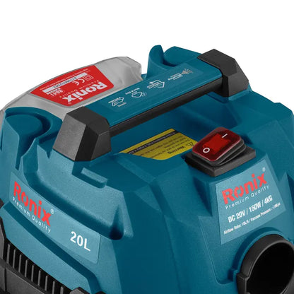 [8641] Aspirapolvere Compatto Cordless 20V 20L