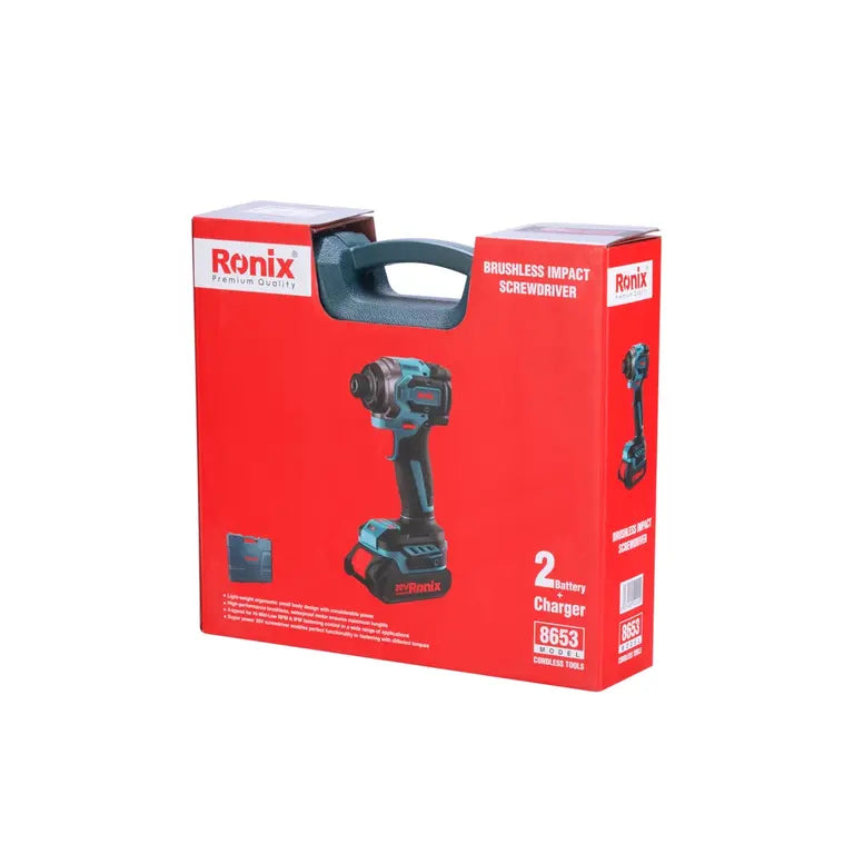 [8653] Cacciavite a impulsi cordless Brushless 20V 230N.m