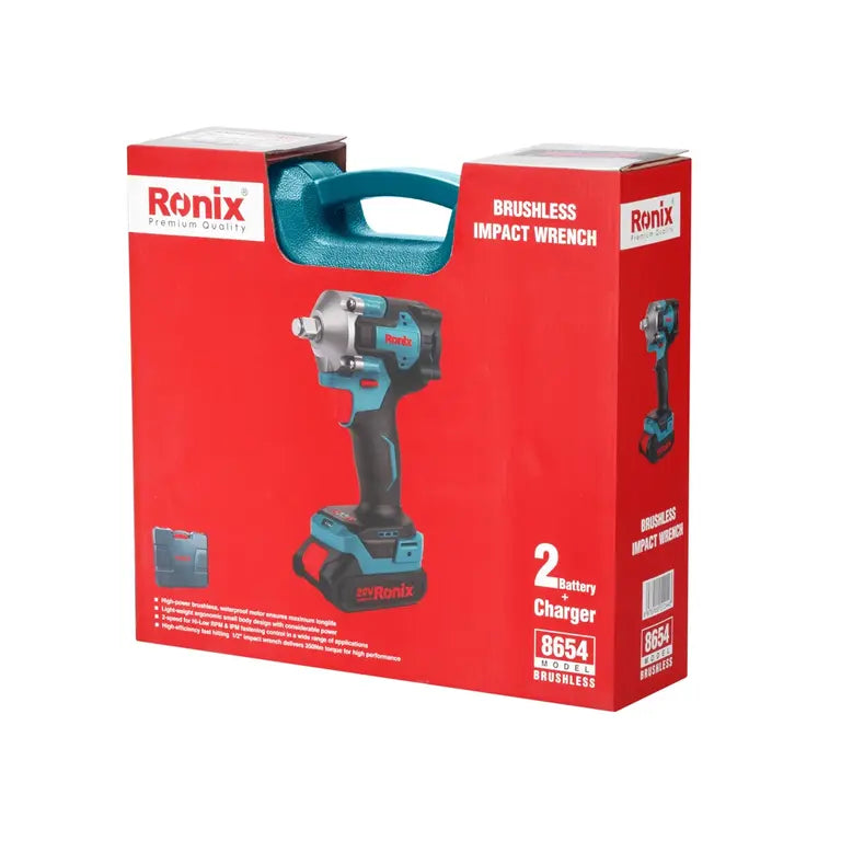 [8654] Chiave a impulsi 20V Brushless 1/2 pollice-350Nm