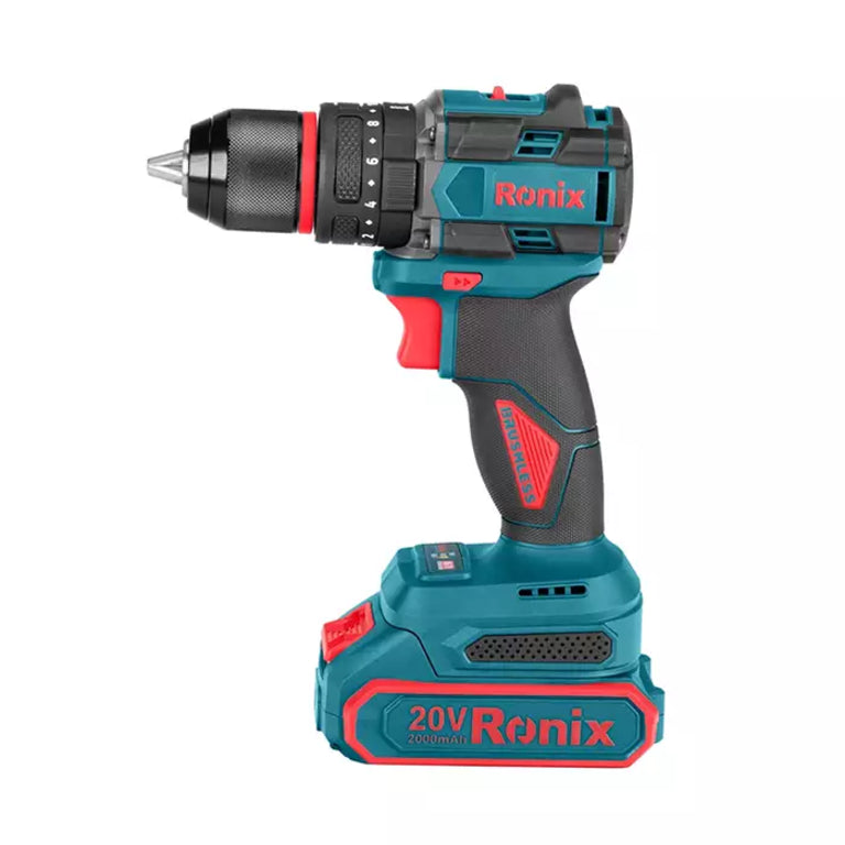 [8670] Trapano a Percussione 20V Brushless Senza Filo 13m-60N.m