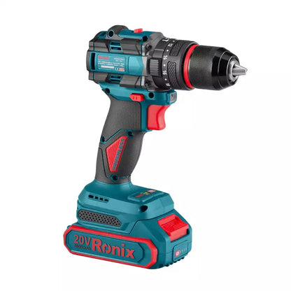 [8670] Trapano a Percussione 20V Brushless Senza Filo 13m-60N.m
