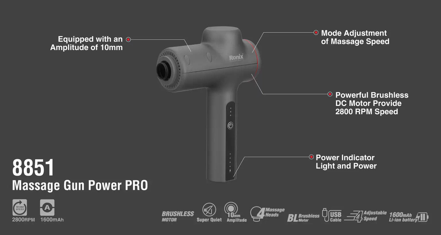[8851] Pistola Massaggiante-Power Pro