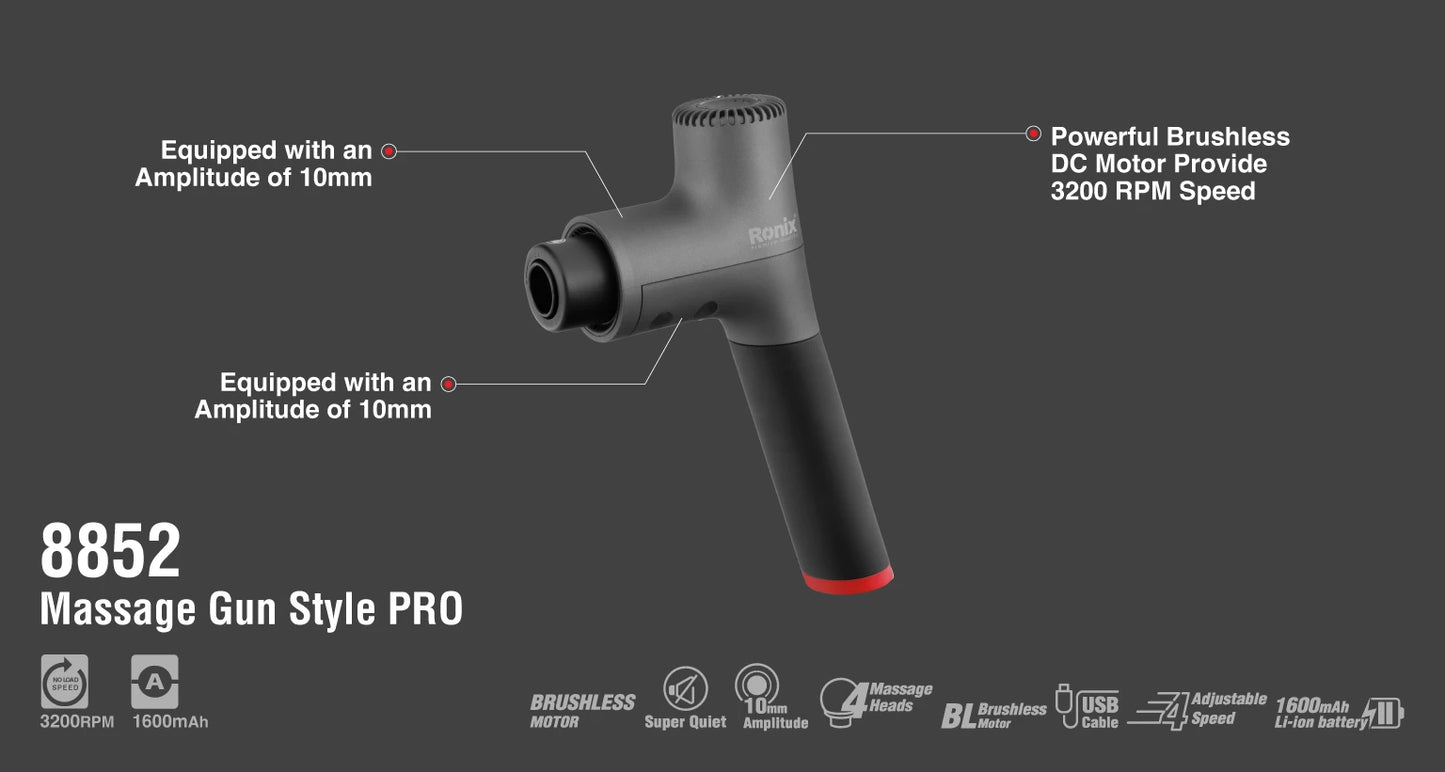 [8852] Pistola Massaggiante-Style Pro