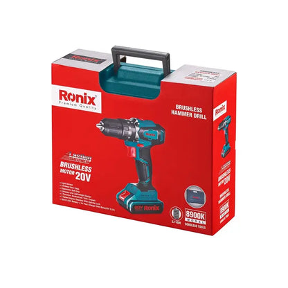 [8900K] Kit di trapano a percussione 20V Brushless 13mm-45N.m