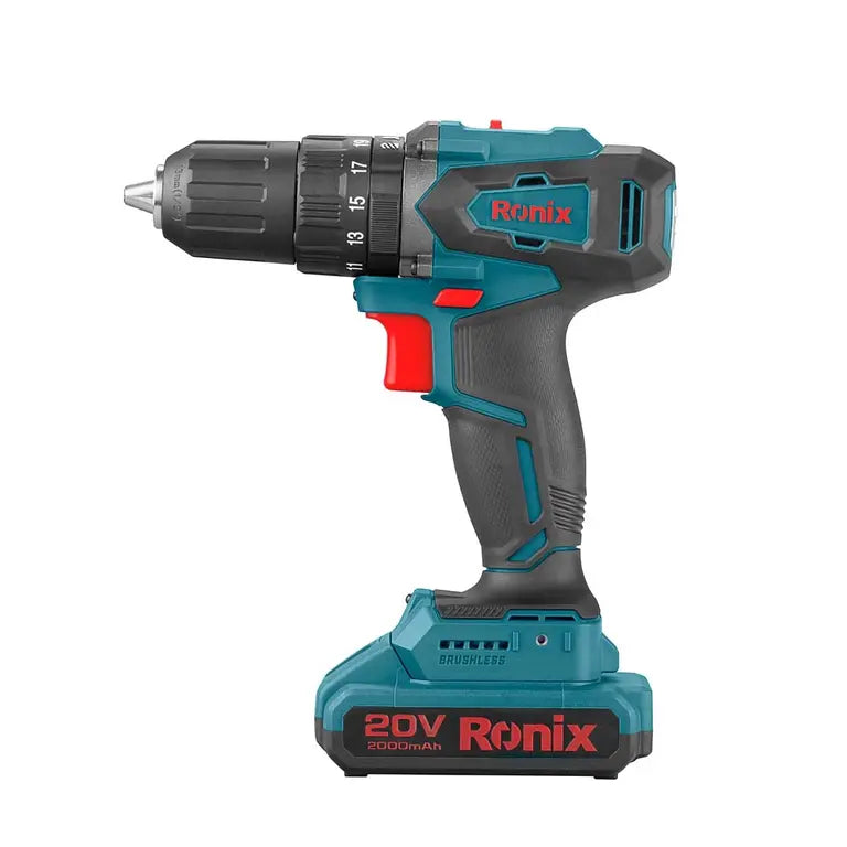 [8900K] Kit di trapano a percussione 20V Brushless 13mm-45N.m